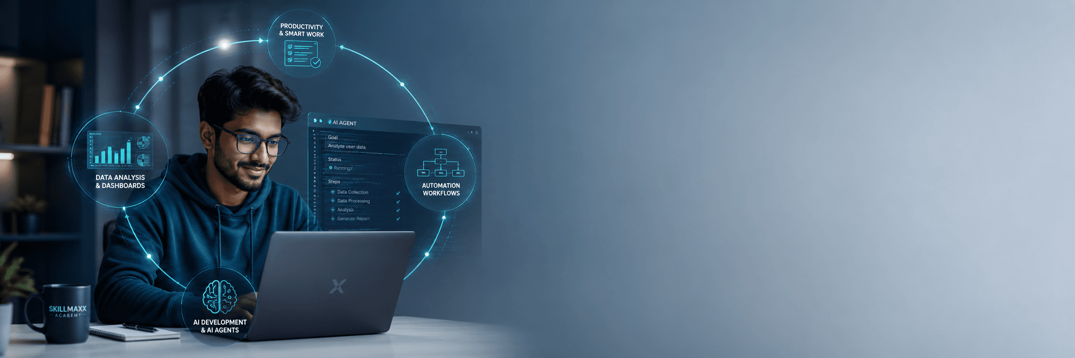 SkillmaxX Academy AI learning programs